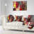 Red Decorative Design - Abstract Printed Throw Pillow