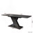Dining Table, Multifunctional Extendable Console Table With Sturdy X-Base