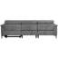 Bhairavi 3PL 1Recl L Elek Grey Corduroy 