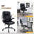 Inbox Zero Sierra Executive Chair with Headrest