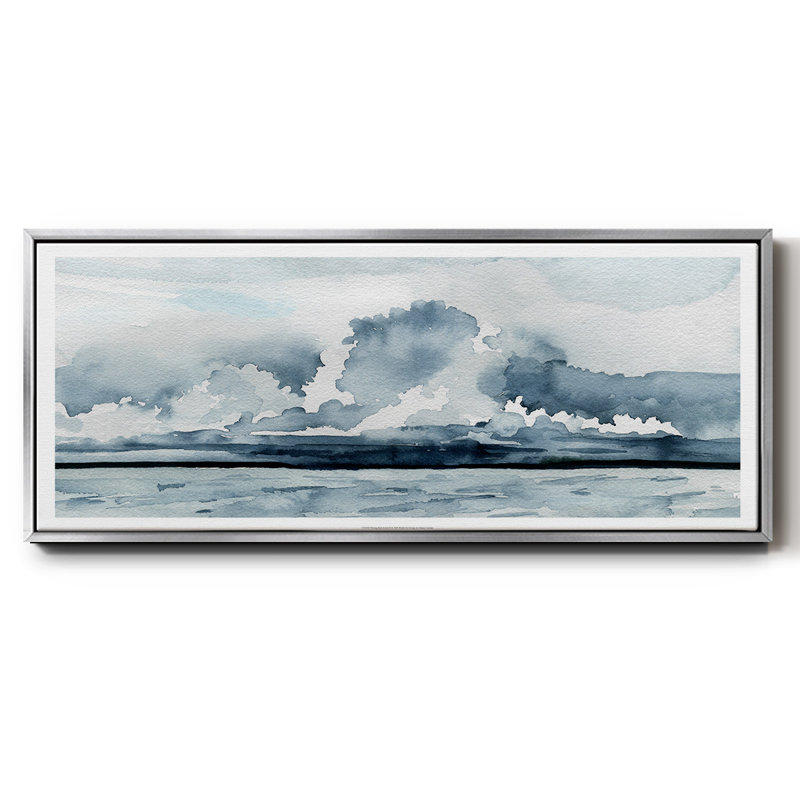 Passing Rain Storm II- Framed Canvas