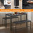 Konawa Wood Dining Table And Chair Set,kitchen Table With 2 Dining Benches