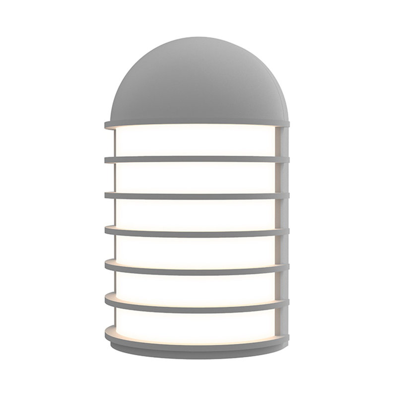 Lighthouse Textured White 20.5" LED Wall Sconce with Dimmable Light