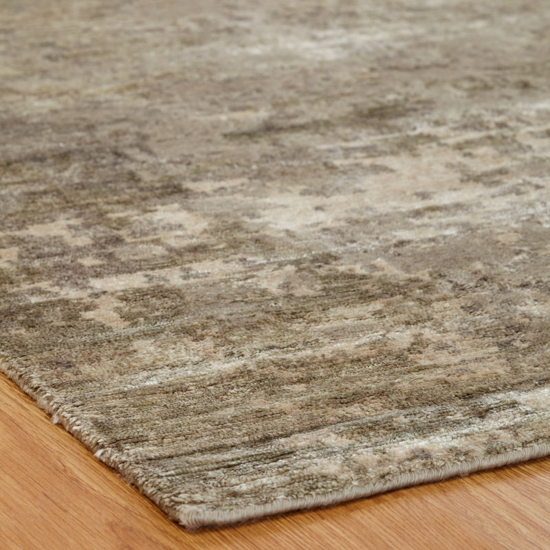 Hand Knotted Area Rug, Rectangle 9' x 12'