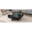 Table basse carrée, 4 rangements cachés, plateau de table coulissant extensible, brillant, 31,5 po x 31,5 po, pour la table de décoration de salon avec rangement et surface, placage, fabrication-2058491208