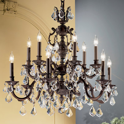 Faircloth 12 - Light Dimmable Tiered Chandelier