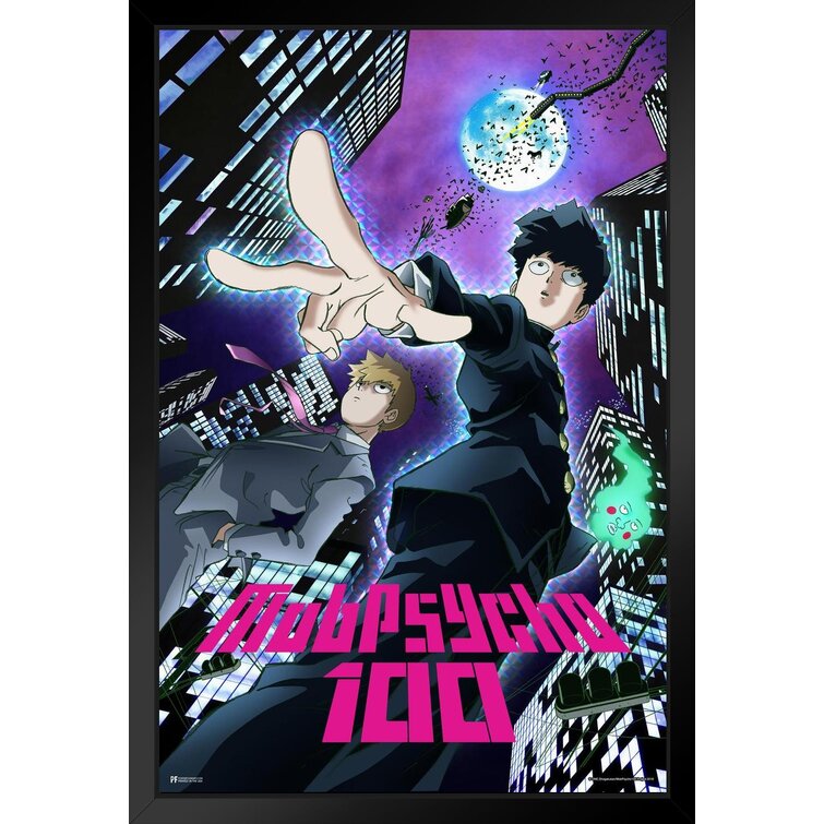  Mob Psycho 100 Poster Anime Series 1 Key Art Crunchyroll  Japanese Anime Merchandise Manga Series Anime Streaming Poster Merch Anime  Bedroom Decor Cool Wall Decor Art Print Poster 24x36: Posters 