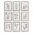 Violeta " Rustic Foliage " 9 - Pieces
