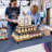 3 Tier Wooden Retail Display Shelves, Portable Display Rack For Retail Counter Top Craft Shows Tradeshows, 3 Step Corner Tiered Table Display Tower Stand For Cupcake Jewellery Display