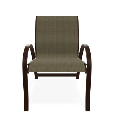 Chaise avec accoudoirs empilable Aruba II