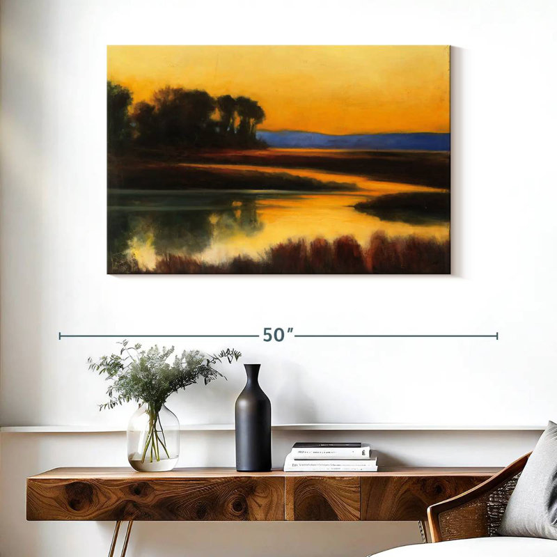 Alvord Yellow Twilight, 26" H x 39" W