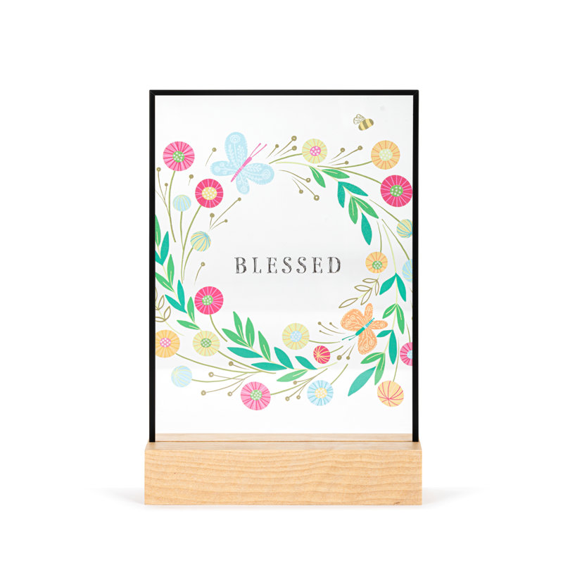 Blessed Large Suncatcher - 5X7in