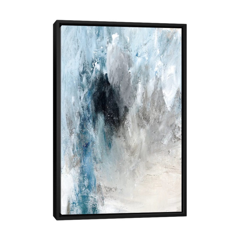 « winter wonderland i », reproduction sur toile, H 26 po x l 18 po x P 1,5 po, Toile avec cadre noir