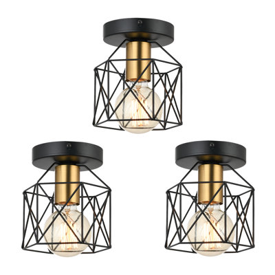 Kimbler 1 - Light 6'' Dome Semi Flush Mount