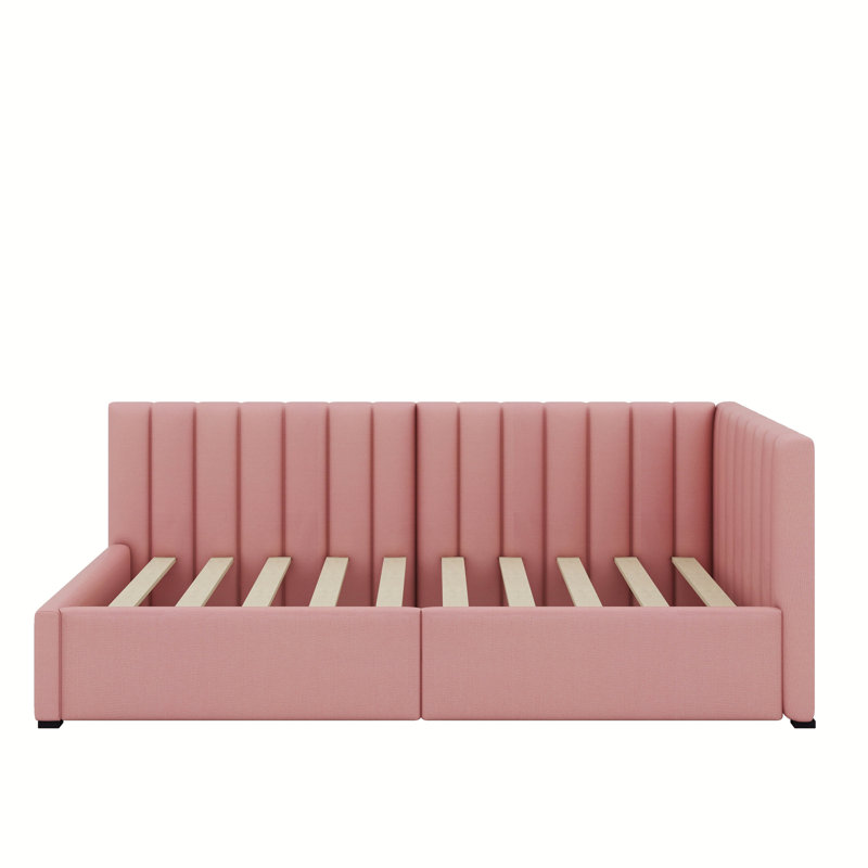 Masakatsu Upholstered Daybed, Pink