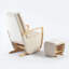 Fauteuil oscillant avec repose-pieds Baylis-1383321104-1383321105