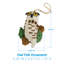 Ornement en feutre brun Park Designs, paquet de 4