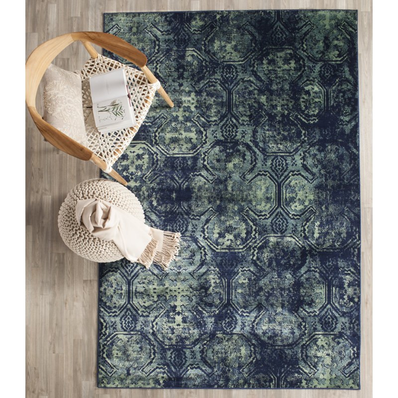 Goodwin Abstract Hand Woven Area Rug, Rectangle 122 x 170 cm