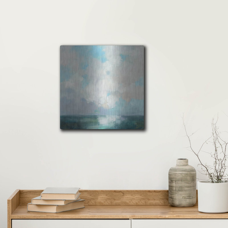 Art mural en métal «Cloudscape» par Julia Purinton par Winston Porter, H 12 po x l 12 po