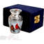 Beautiful  Cardinal Couple Bird Keepsake Urn - Memorial For Human Ashes With Velvet Box Bag - Peaceful Engraved Mini Affordable Urn