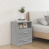 Isia 2 Drawer Bedside Table