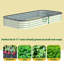 Lit de jardin surélevé modulaire en acier galvanisé 9 en 1 Heise-248353388-216705944