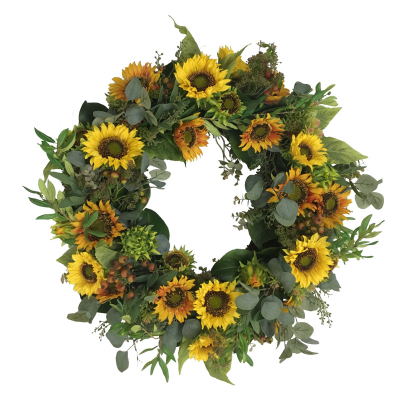 Sunflower Wreath 30"