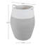 Panier à linge Lavish Home - Panier courbé en corde de coton avec poignées pour le rangement dans le salon, la chambre à coucher, la salle de bain, la chambre de bébé et la salle de lavage-189512748
