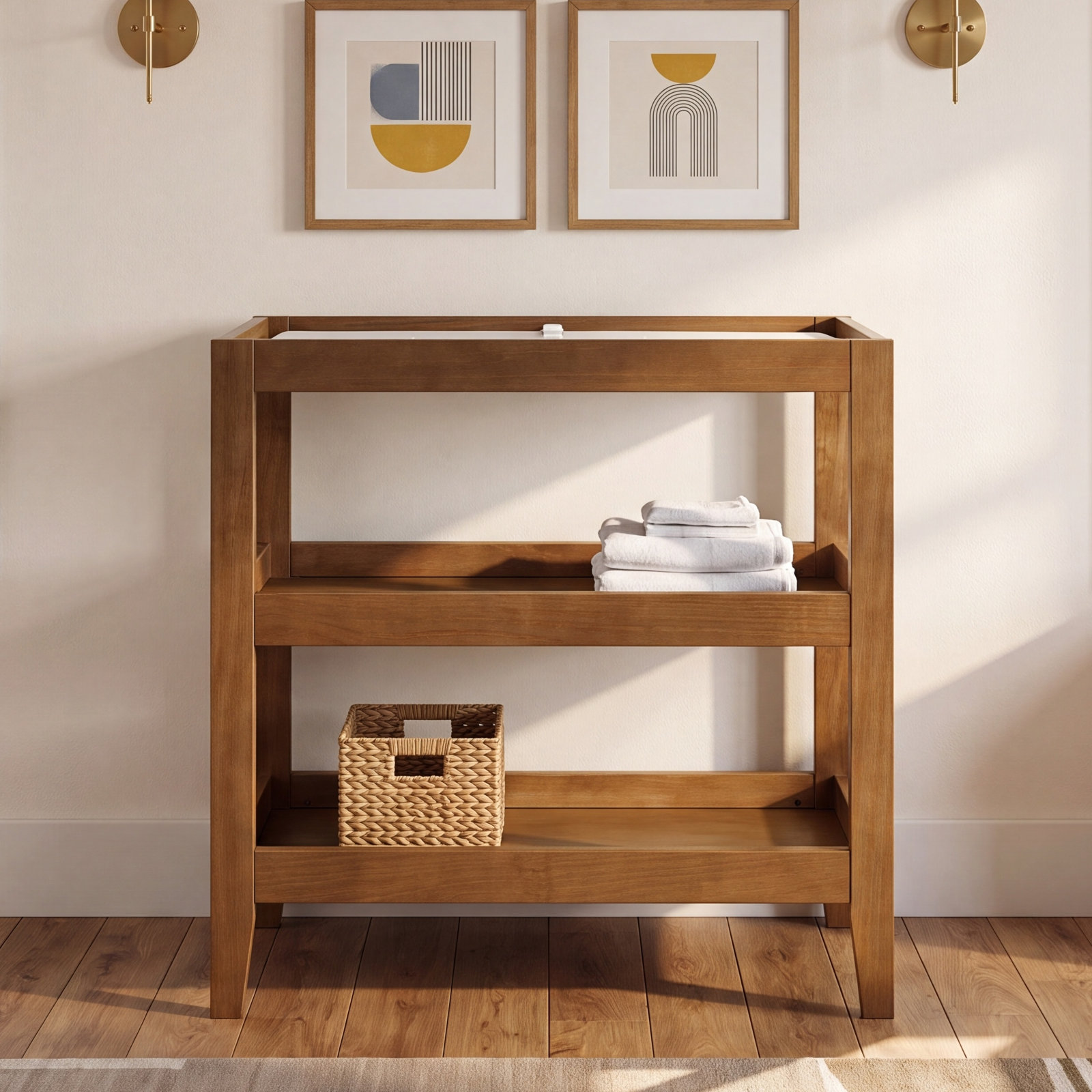 Colby Changing Table, Walnut