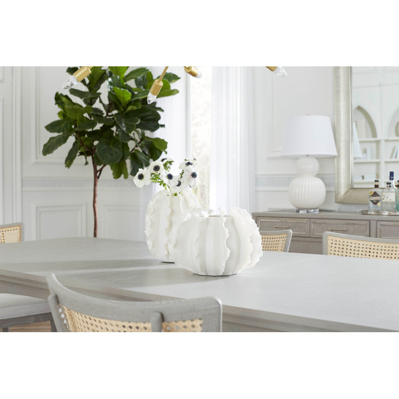 Blanc De Chine Handmade Porcelain Table Vase