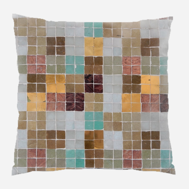 Coussin décoratif carreaux
