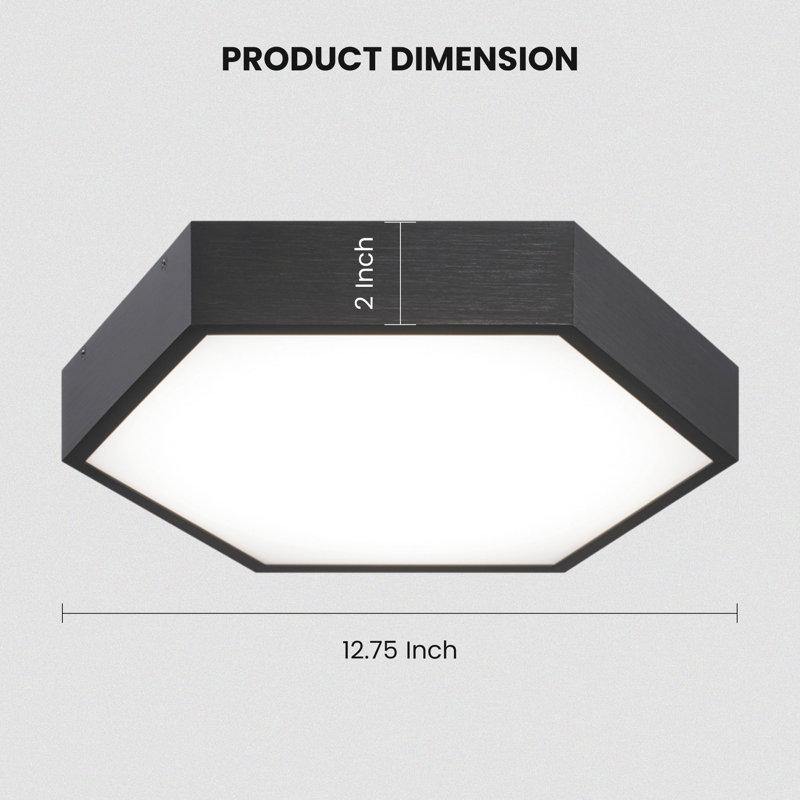"Plafonnier encastré noir mat oxydé Matteo Lighting"