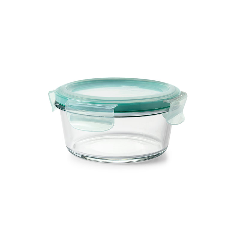 Good Grips SNAP Glass Round 8 Piece Container Food Storage Set