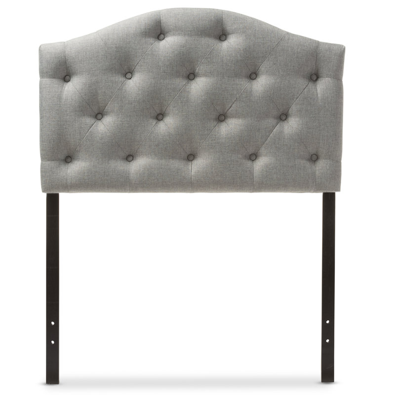 Gatlyn Upholstered Panel Headboard, Gray