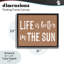 Cadre flottant Life Better In Sun Brown-119913280-119913283
