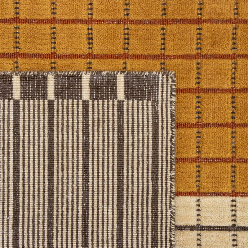 Tapis en laine tissé à la main Triplo Strato, Rectangle 9 pi x 12 pi