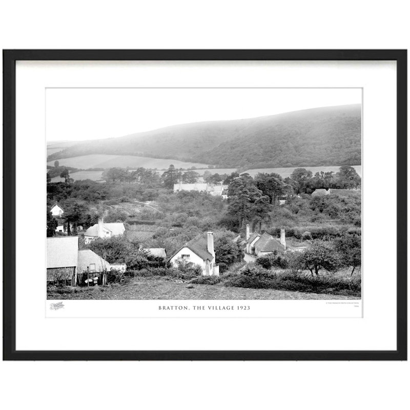 Bratton, The Village 1923 - Single Picture Frame Print, 28cm H x 36cm W x 2.3cm D