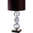 29" Tall Metal Table Lamp With Silver Finish, Table Lamp