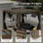 10X12 FT Outdoor Louvered Pergola With Adjustable Louvers-Brown-123203289-123203292