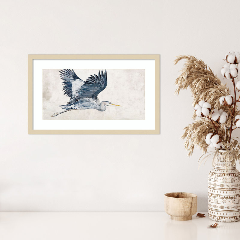 In Flight by Jacob q Wood Framed Wall Art Print, 15" H x 25" W