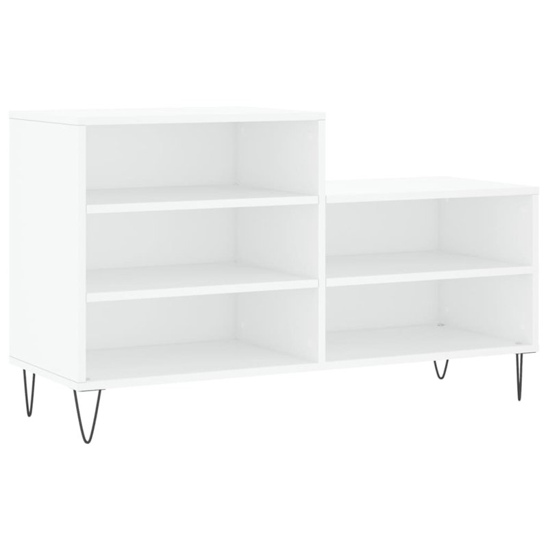 10 Pair Shoe Storage Cabinet, White