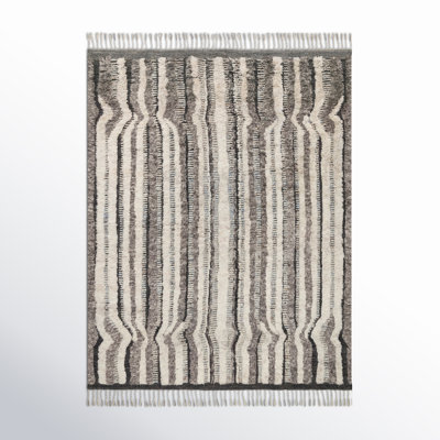 Benjamin Stone Charcoal Hand-Knotted Rug