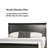 Emelinda Transitional Sleigh Bed-1710772500-1710772502