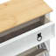 9 Pair Solid Wood Shoe Storage Cabinet