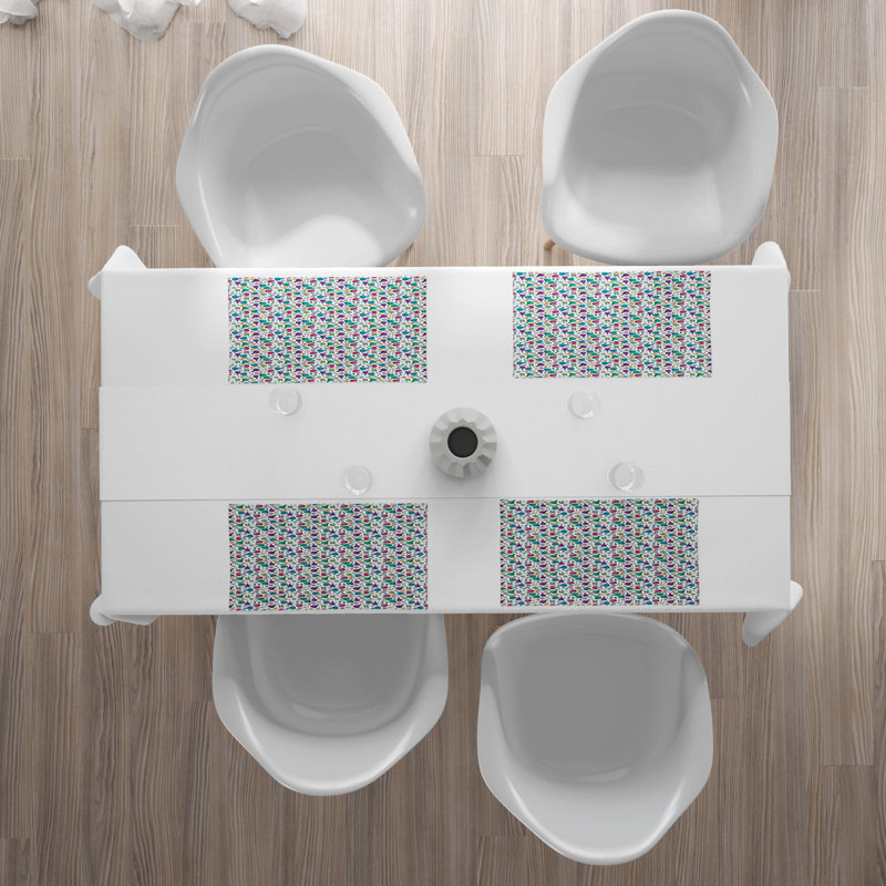Polyester Abstract Rectangle Placemat