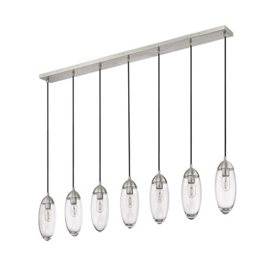 Lustre en forme de larme à 7 lumières Maymie