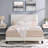 Upholstered Platform Bed For Home, Bedroom Platform Bed Frame-129039873