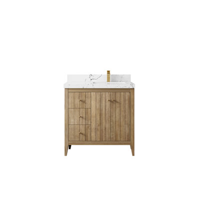 Teck d'Atlanta 22 po De salle de bain Quartz