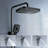 Lefton Complete Shower Set with Temperature Display in Fahrenheit and Dual Shower Head, SST2206-112618502