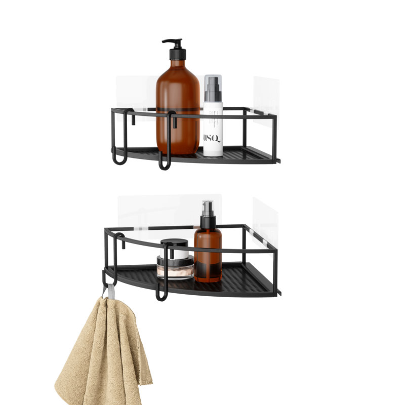 Cubiko Shower Shelf, Black